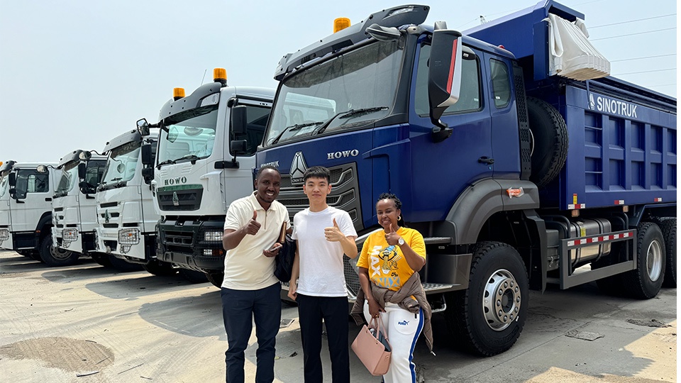 Un client kényan a acheté un camion-benne