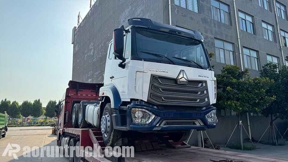 Camions tracteurs Sinotruk HOWO NX 6x4 reconditionnés expédiés à Madagascar