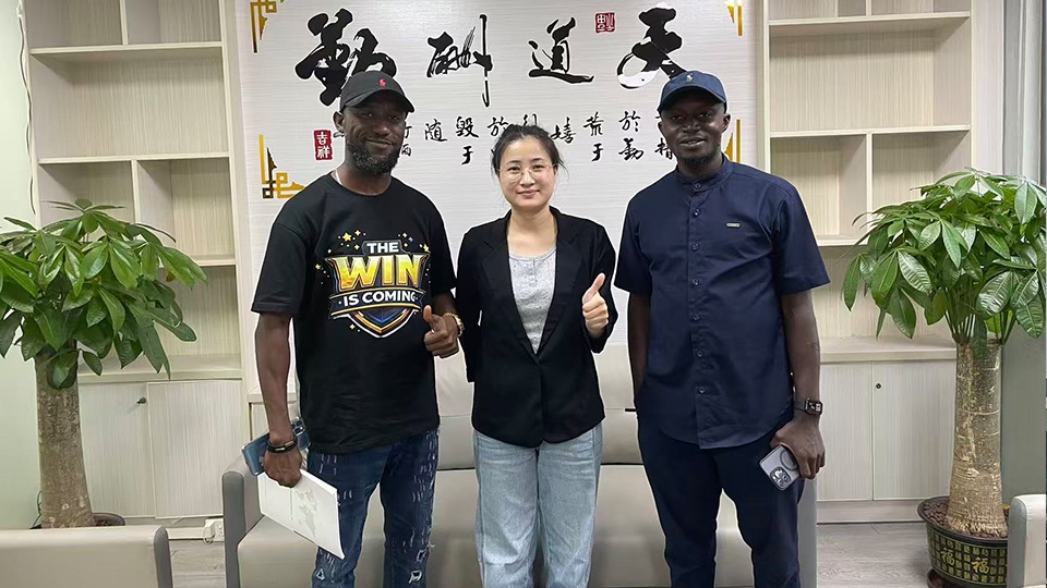 Une délégation logistique de Sierra Leone visite le bureau de Guangzhou