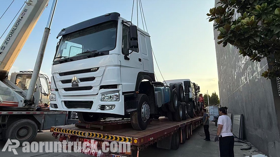 3 unités de tracteurs routiers SINOTRUK HOWO 6x4