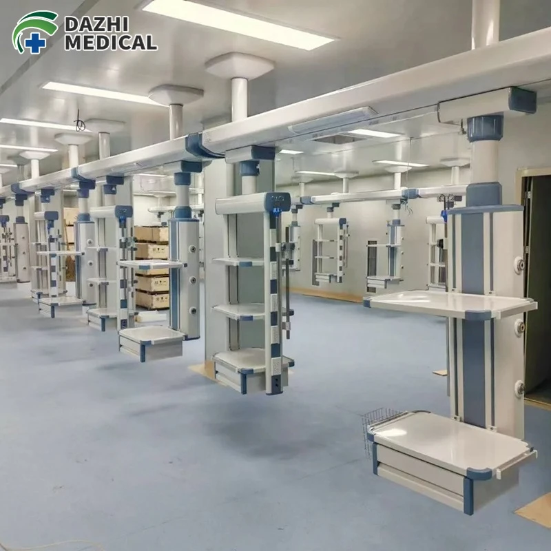 Manufacturer Customized Hospital Surgical Pendant Icu Anesthesia Medical Double Arms Pendant