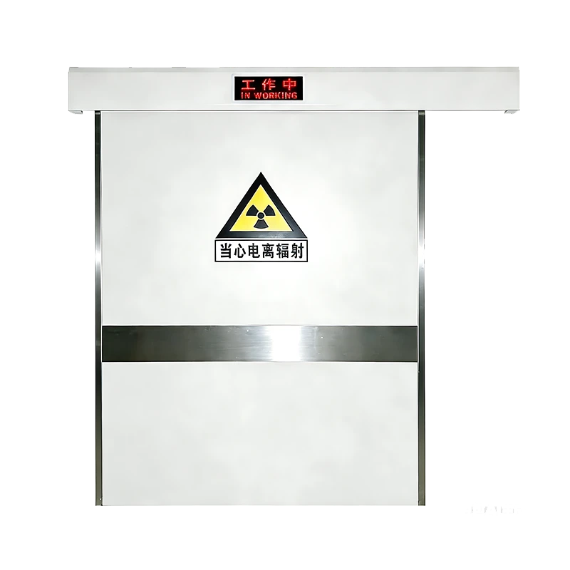 Electric sliding lead door