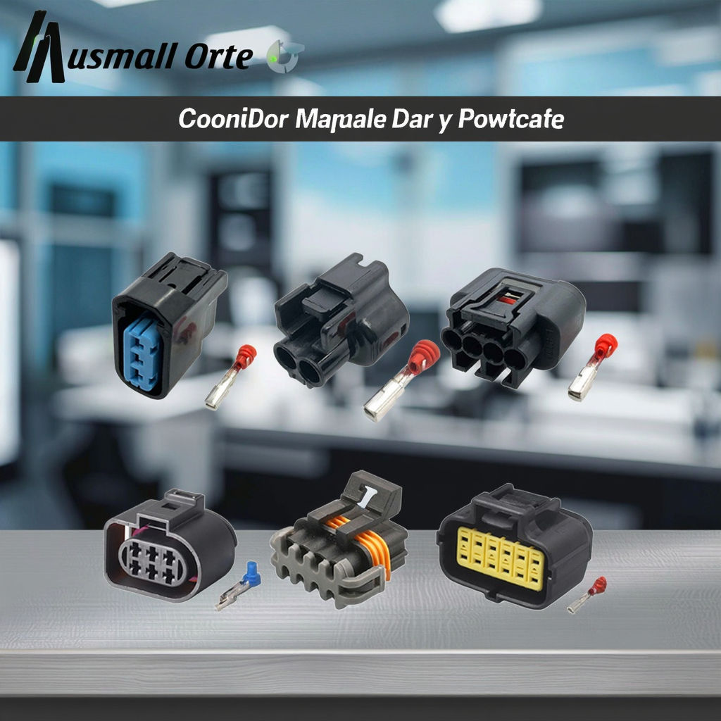 Auto Automotive TE FCI IP67 Waterproof Adapter Electrical Connectors Tyco 2/3/4/5/6/7/8/9/10 Pin Wire Harness Copper Aluminum