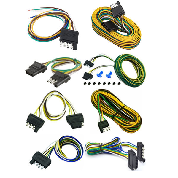 OEM/ODM 3P 4P 5P Truck Electrical Wiring Harness Automotive Trailer Wire Harness Manufacturer for Automobiles PVC Cable Trucking