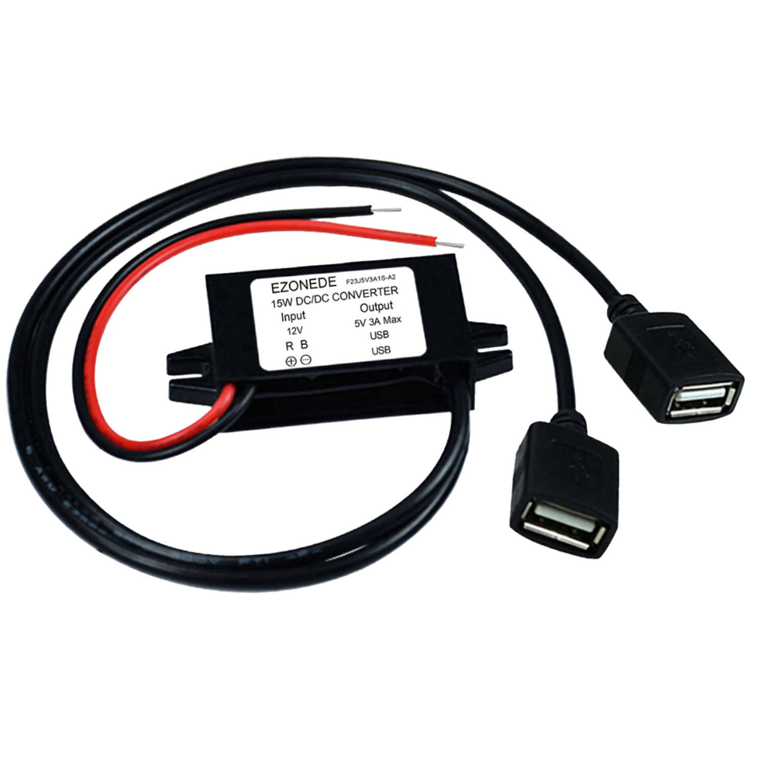 HONGXIN D005V High Efficiency 8-32V 5V DC Converter Waterproof C Single Phase 90% Efficiency Power Adapter Marine Golf Cart