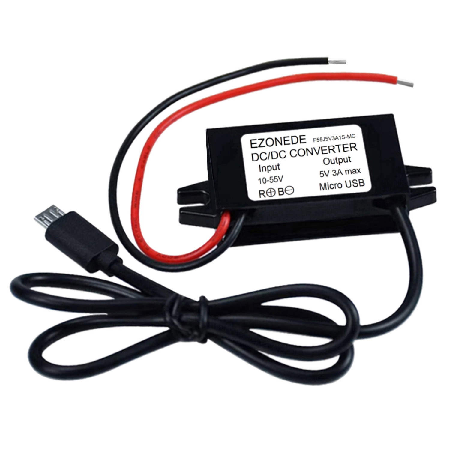 HONGXIN D005V High Efficiency 8-32V 5V DC Converter Waterproof C Single Phase 90% Efficiency Power Adapter Marine Golf Cart