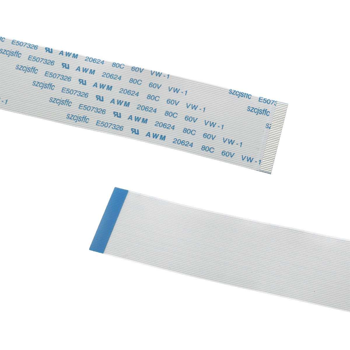 Customizable 0.5/1.0mm Pitch Pin Flexible Flat FFC Ribbon Cable SATA HDD PVC Insulation 80C 60V Vw-1 Standard for Heating