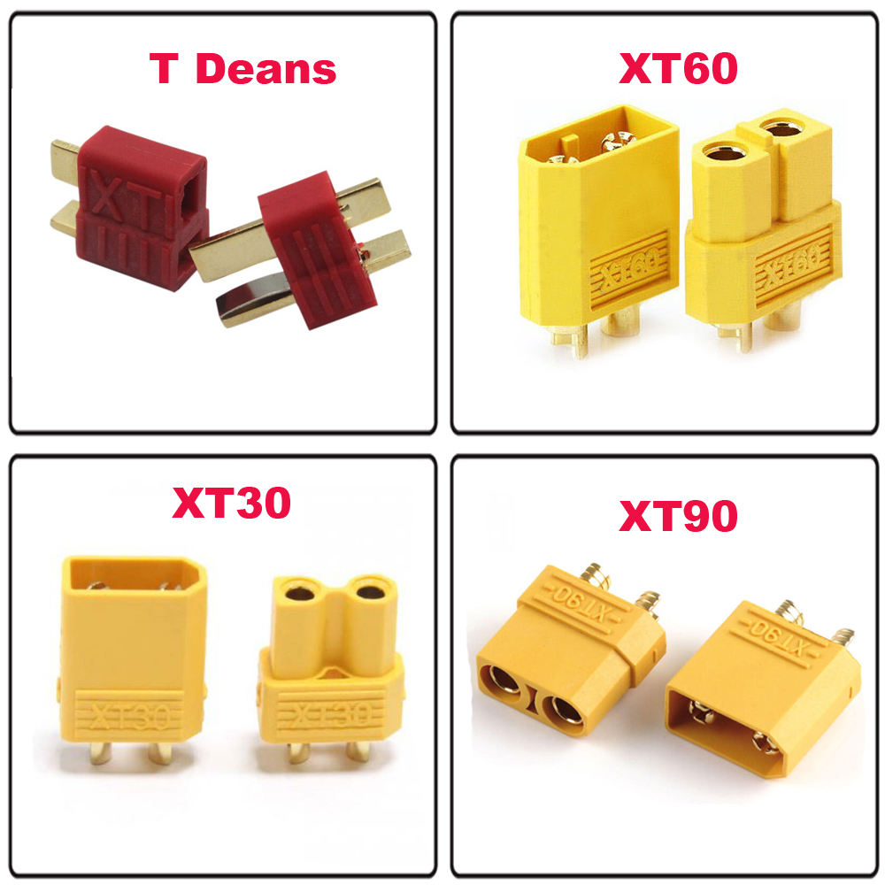 Xt60 Xt30 Battery Connector Adapter 14 Awg Silicon Wire Converter Female Plug Rc Lipo Battery Cable Male Wiring Harness Assembly