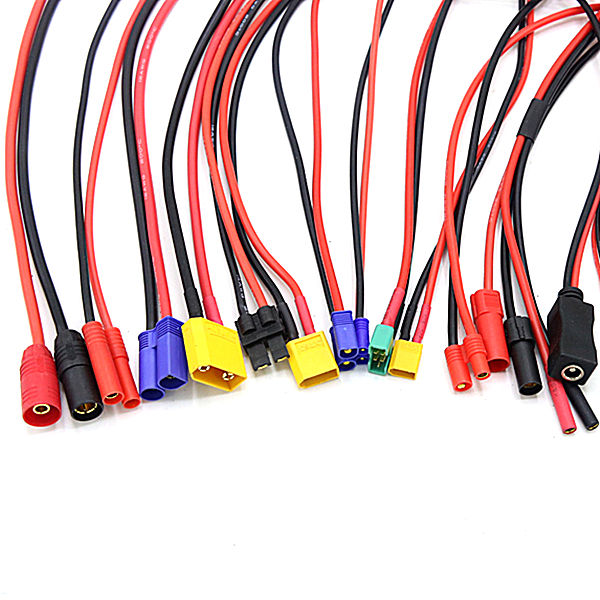 Xt60 Xt30 Battery Connector Adapter 14 Awg Silicon Wire Converter Female Plug Rc Lipo Battery Cable Male Wiring Harness Assembly