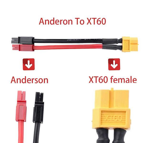 Xt60 Xt30 Battery Connector Adapter 14 Awg Silicon Wire Converter Female Plug Rc Lipo Battery Cable Male Wiring Harness Assembly