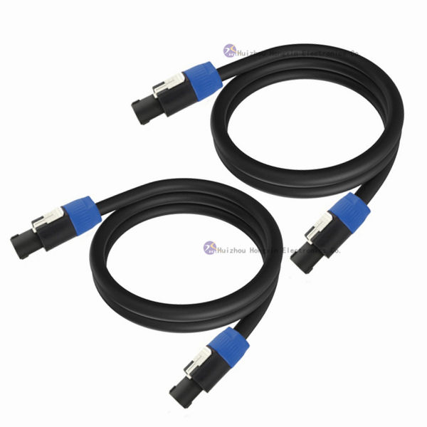 Quality 12Awg NL4FC Speakon Cable with Om Plug 4 Pin Active Speaker Cable for Home Appliance 1m 2m 3m 5m 10m Length Options
