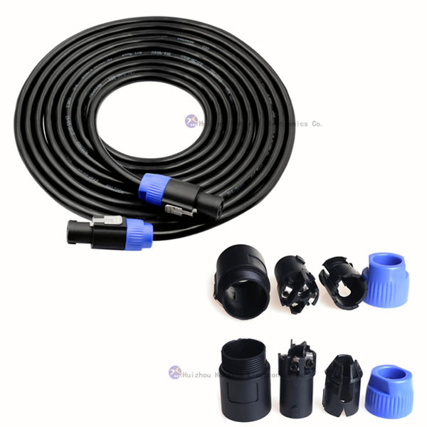 Quality 12Awg NL4FC Speakon Cable with Om Plug 4 Pin Active Speaker Cable for Home Appliance 1m 2m 3m 5m 10m Length Options