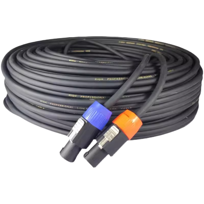 Quality 12Awg NL4FC Speakon Cable with Om Plug 4 Pin Active Speaker Cable for Home Appliance 1m 2m 3m 5m 10m Length Options
