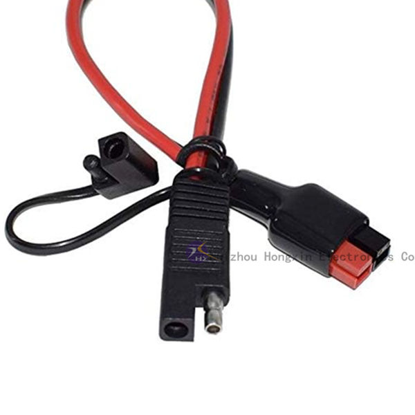 10 Gauge 1Ft SAE Quick Disconnect XLPE Copper Wire Harness 10Awg SAE Extension Cable for Solar Panels Cars Tractors