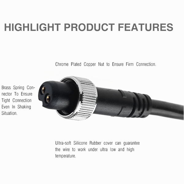 Daiwa Tanacom 1000 750 500 Shimano Compatible Fishing Charging Power Cord Electric Reel Cable Copper Battery Power Cord