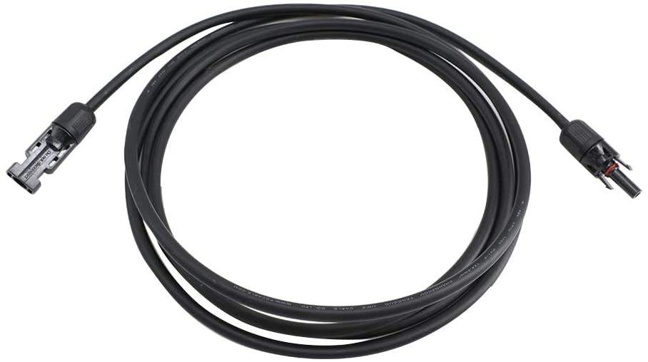 12Awg 14Awg Solar Extension Cable Photovoltaic Copper Wire with Female Male Connector for Solar Inverter Panels