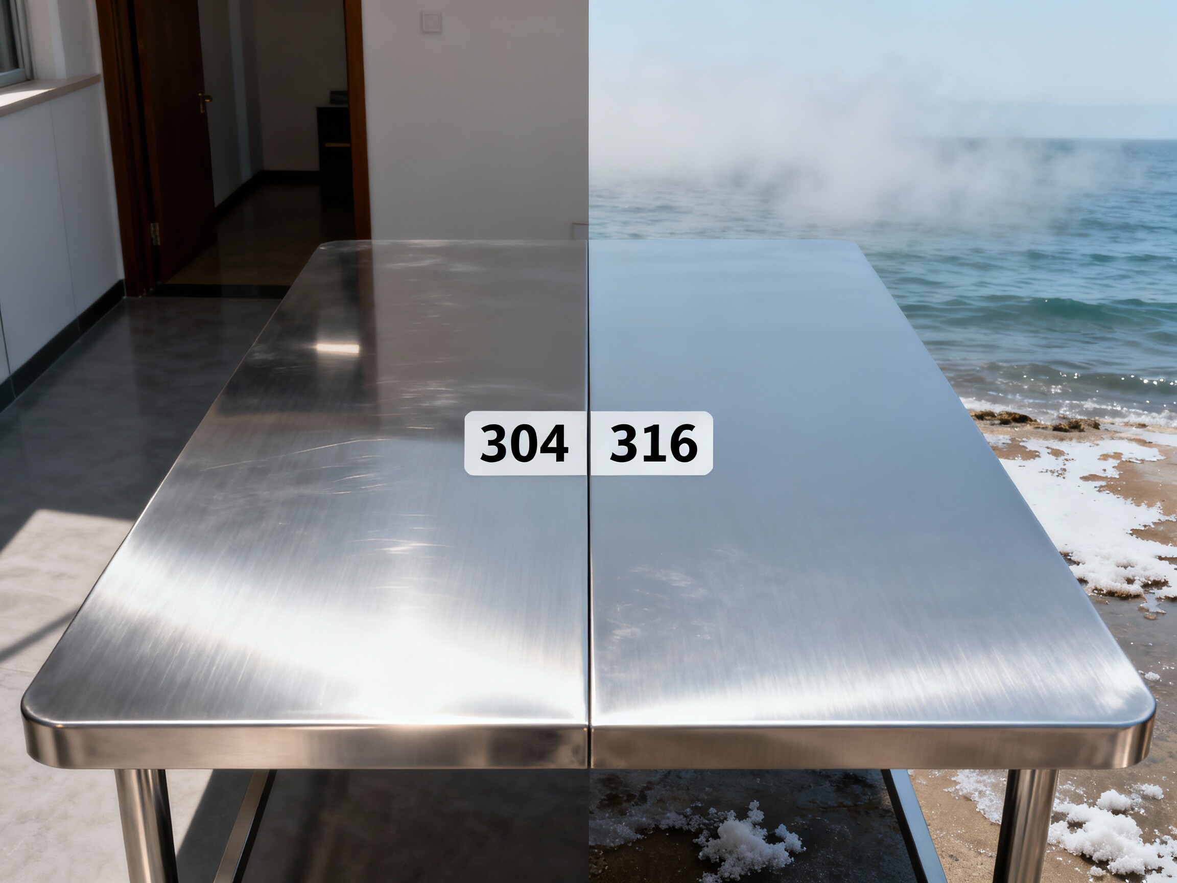 How to distinguish between and choose between 304 and 316 stainless steel?
