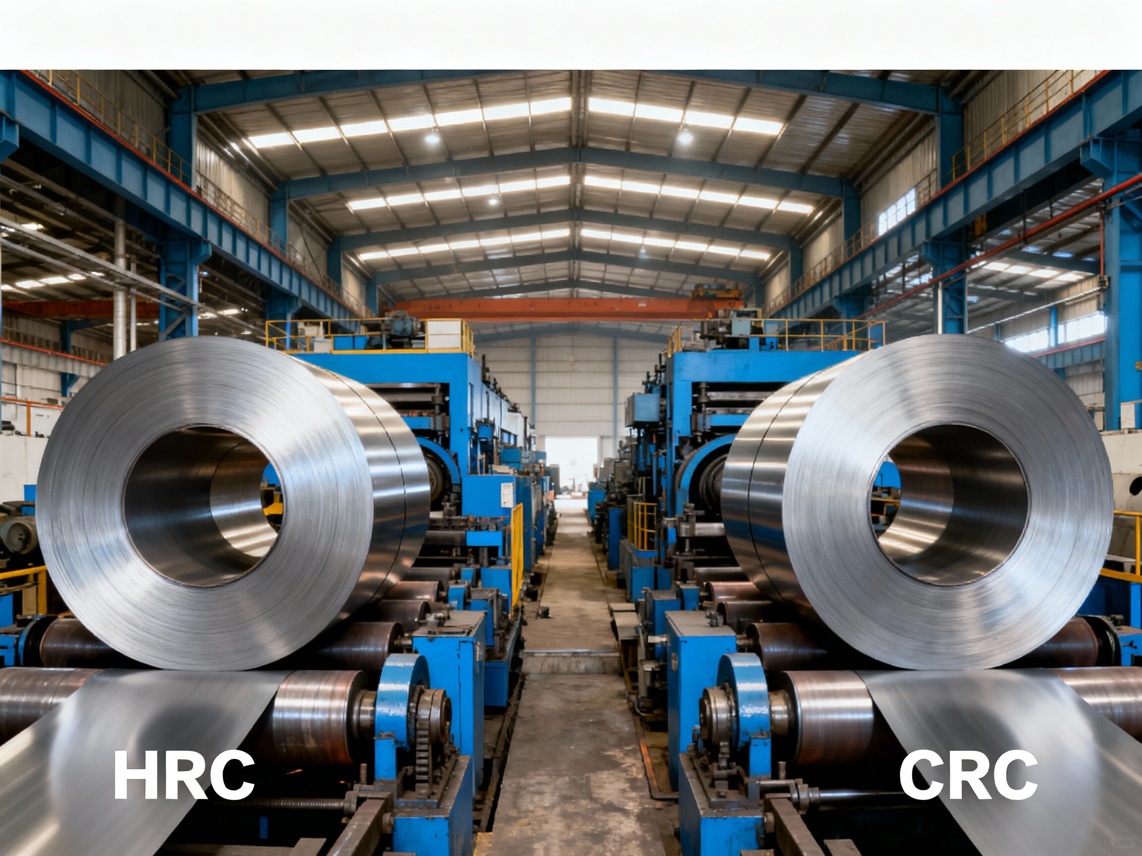 One-minute guide: The core differences between hot-rolled coil (HRC) and cold-rolled coil (CRC) and recommendations for selection.