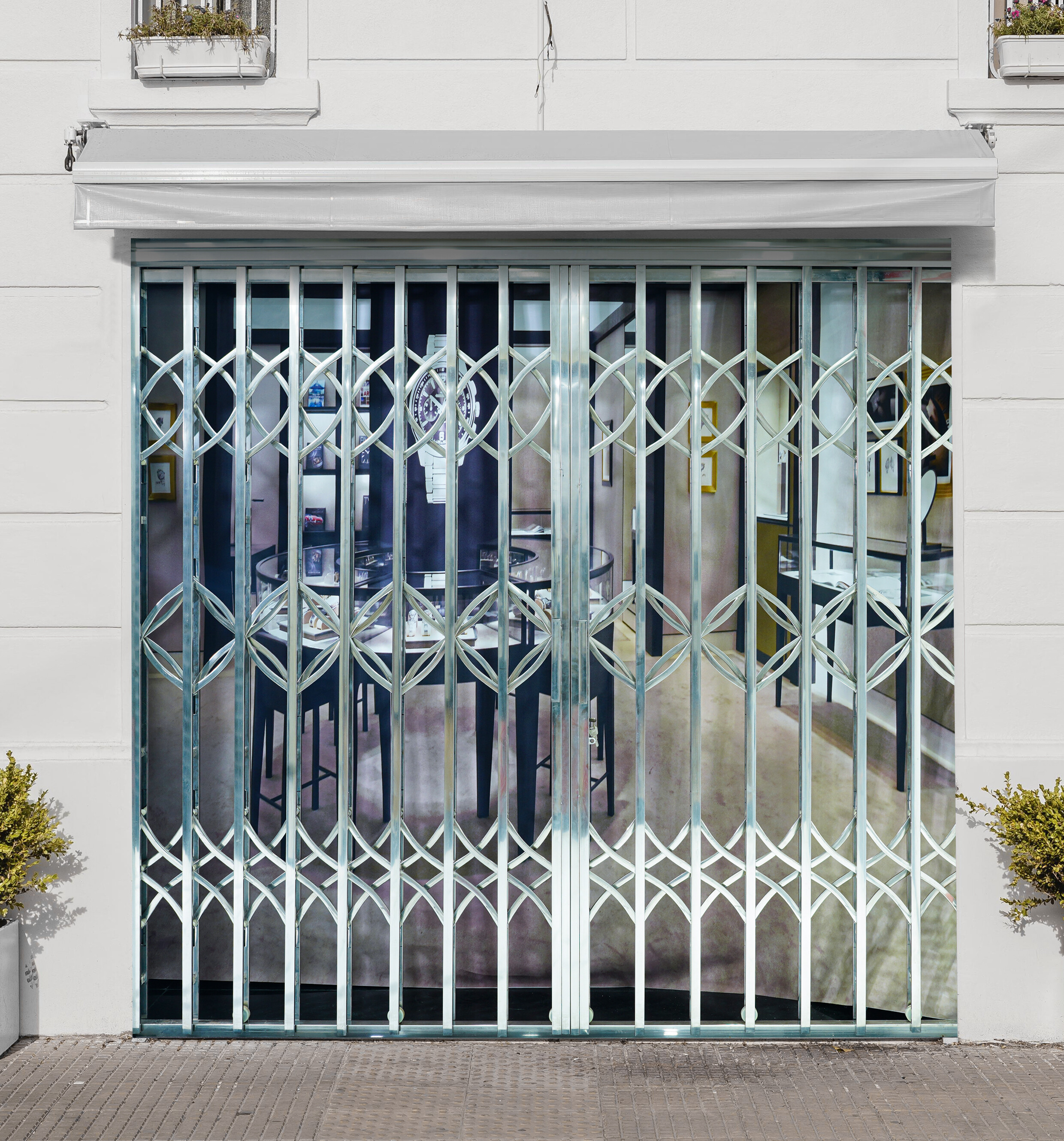 Stainless steel sliding gate