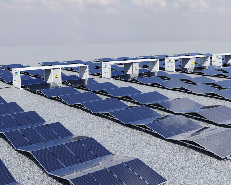 40-foot folding photovoltaic cabin