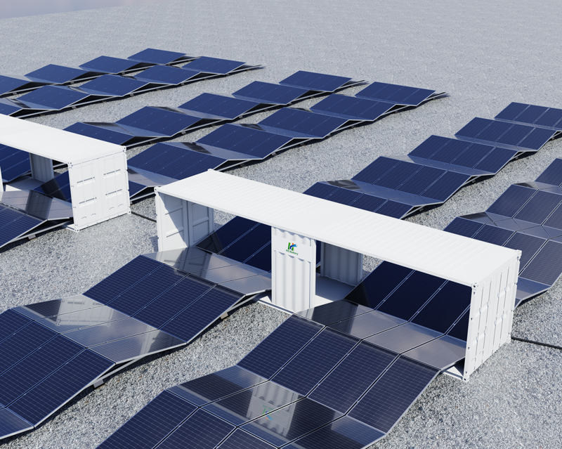 40-foot folding photovoltaic cabin