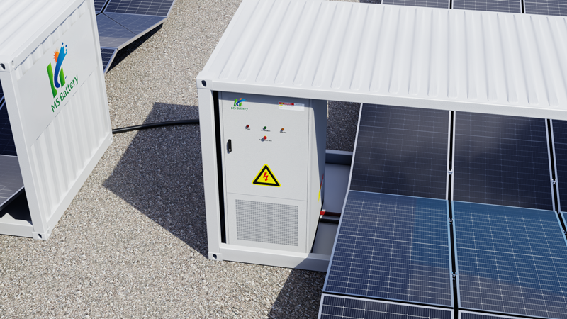 20-foot folding photovoltaic module + industrial and commercial storage