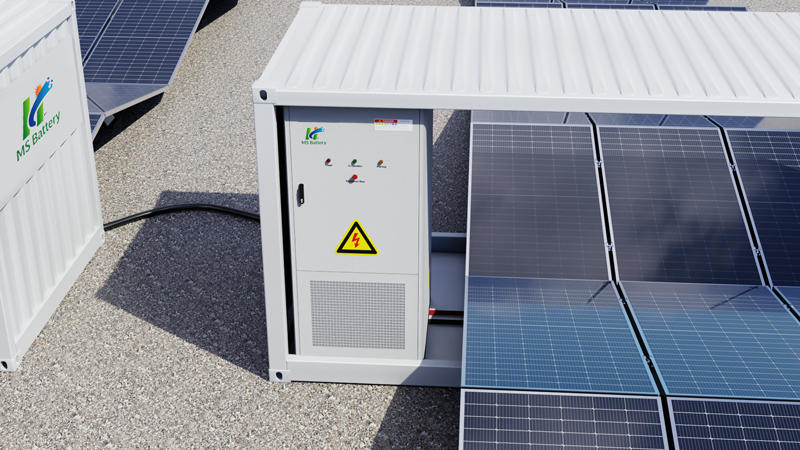 20-foot folding photovoltaic module + industrial and commercial storage