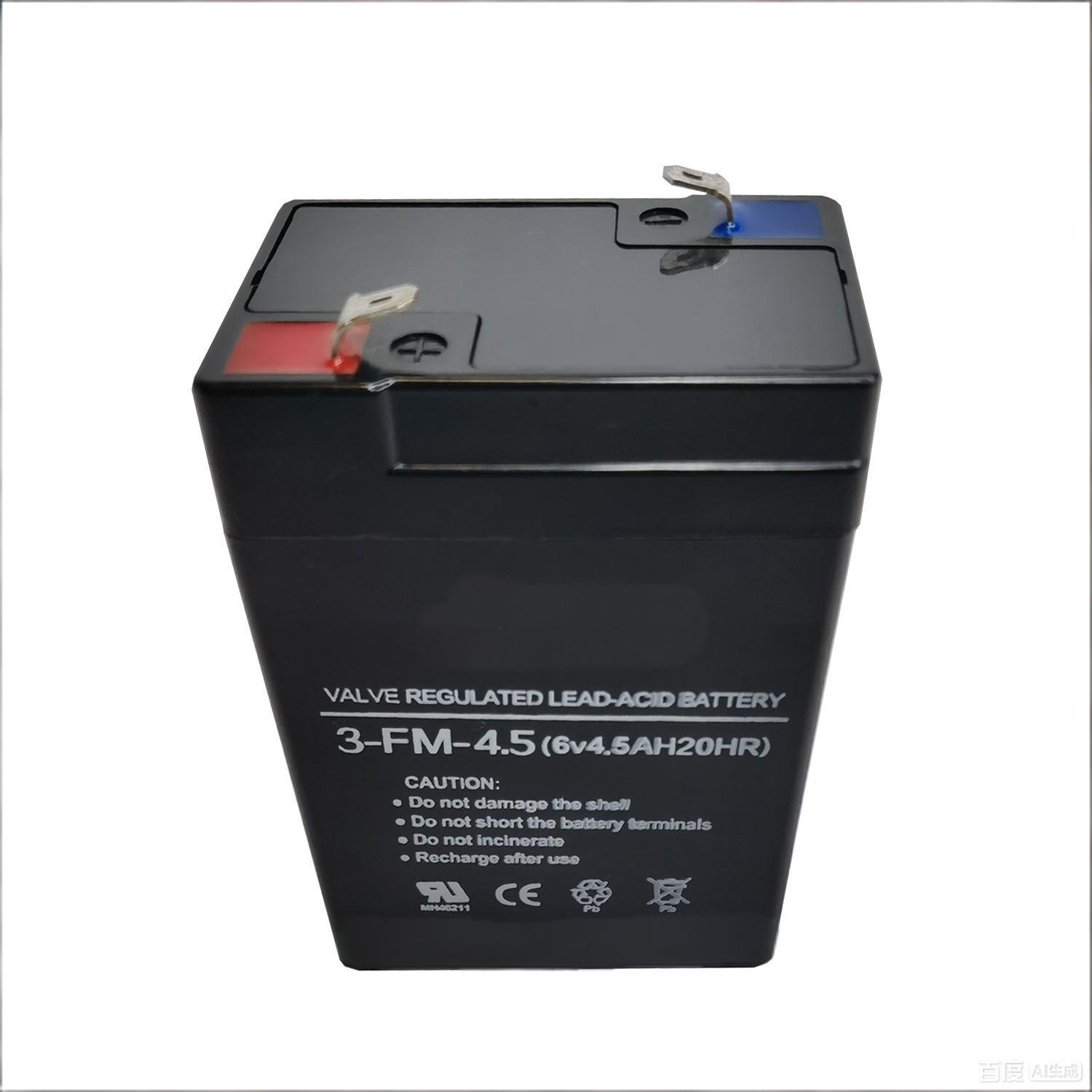 6v 4.5ah Lead Acid Rechargeable Battery