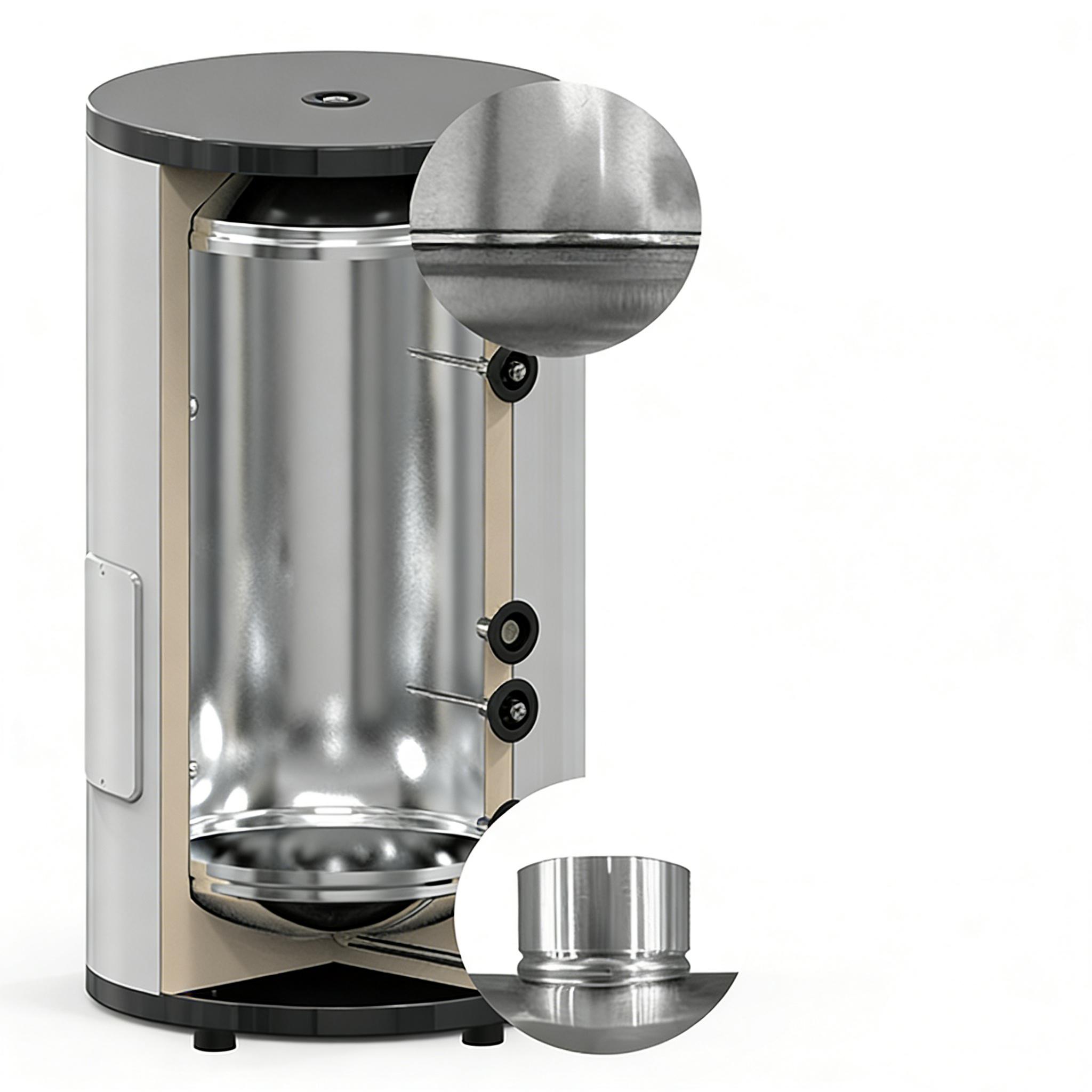 Specializing In The Production Of Stainless Steel Heat Pump Integrated Water Tank Wrapped Copper Pipe