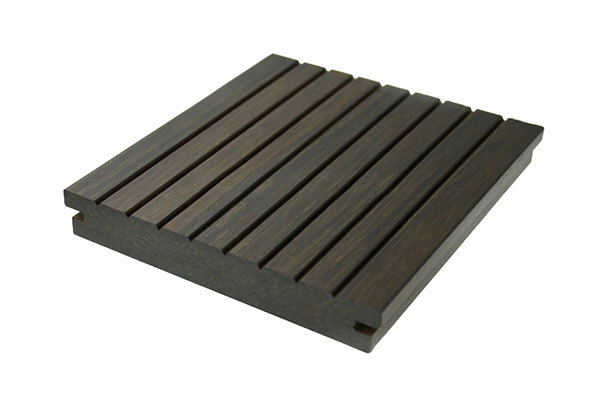 Dark BBFC decking with small groove