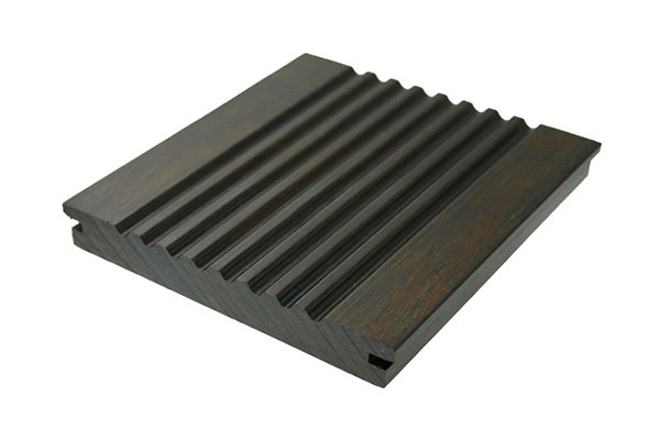 Dark BBFC decking with big wave groove