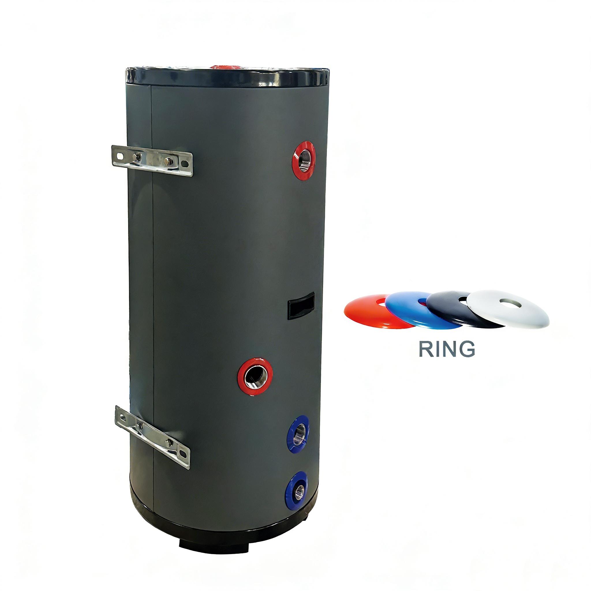 50L Black Galvanized Steel Household Water Tank for Boiler System Stainless Steel Boiler Water Tank