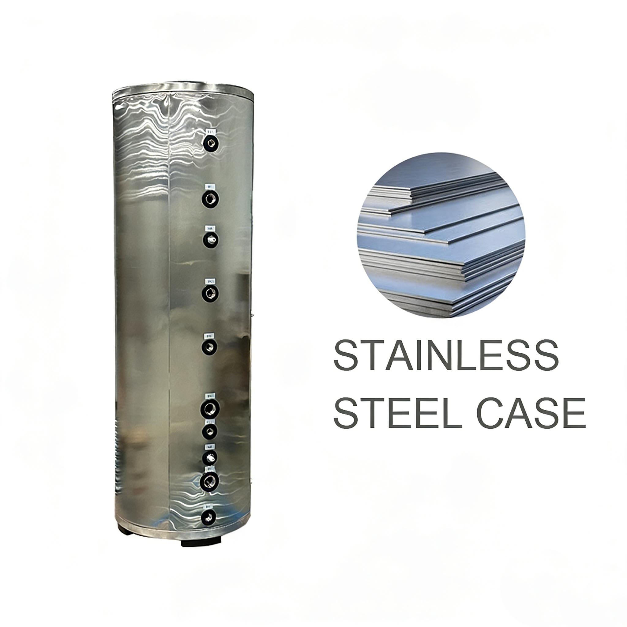 Hot Selling Heat Pump Buffer Water Tank And Hot Water Tank Dhw For Heating System Two-In-One