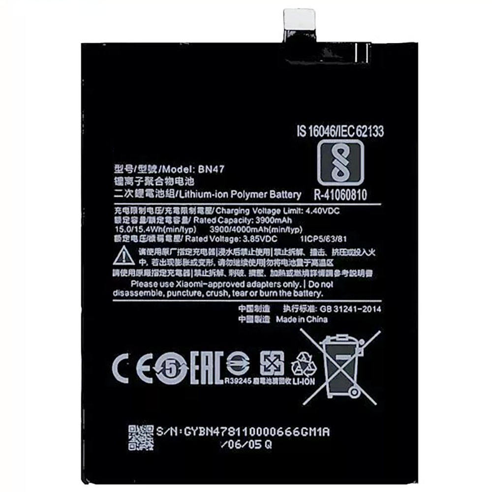 Xiaomi Redmi Note 11E POCO M4 5G Poco M5 Battery High-Quality 3.87V 5000mAh BN5H Battery
