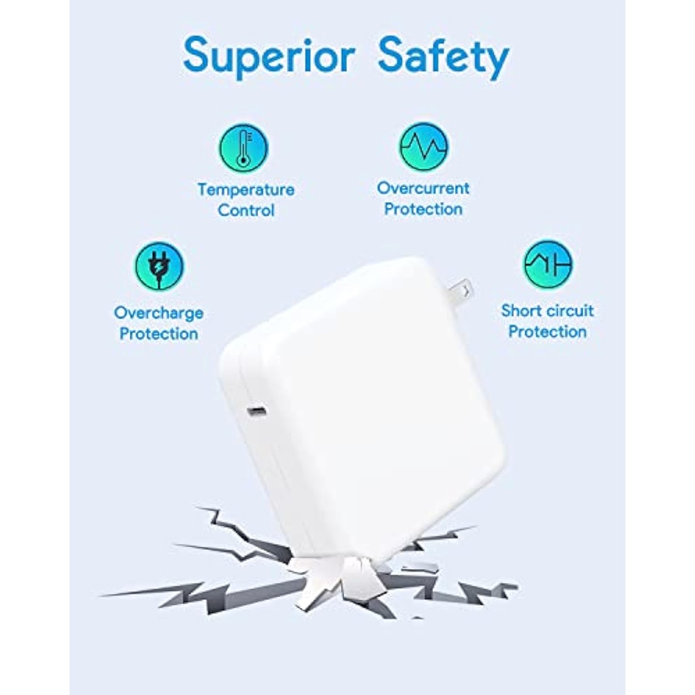 30W USB-C charger for MacBook (EU US AU UK Plug)