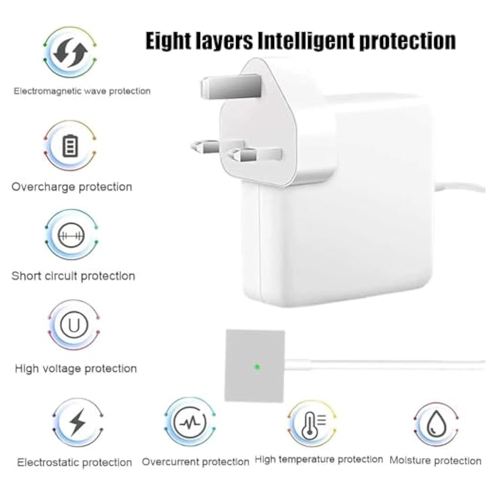 60W MagSafe 2 charger MacBook Pro 13 inch (EU US AU UK Plug)