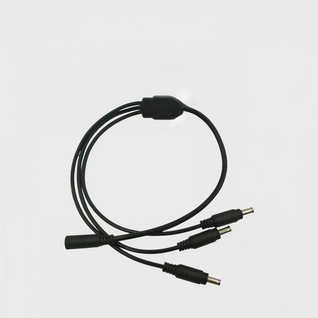 Customized designed economical closed-circuit television camera light-emitting diode strip light base 1-3 DC power connector copper material economical connector