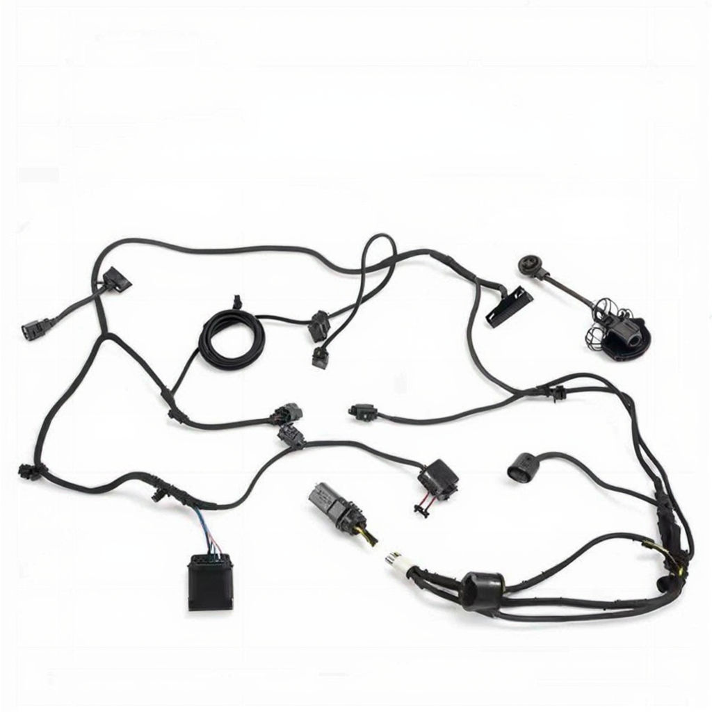 The OEM customized parking assistance wiring enhances vehicle safety. It is made of polyvinyl chloride and PBT insulation and is suitable for both cars and automotive applications.