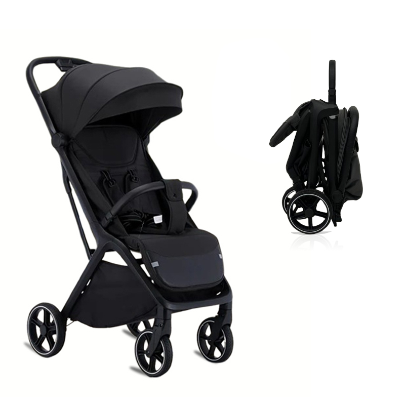DARK GRAY LIGHTWEIGHT BABY CARRIAGE