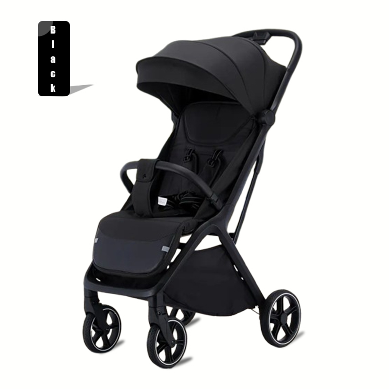 BLACK LIGHTWEIGHT BABY CARRIAGE