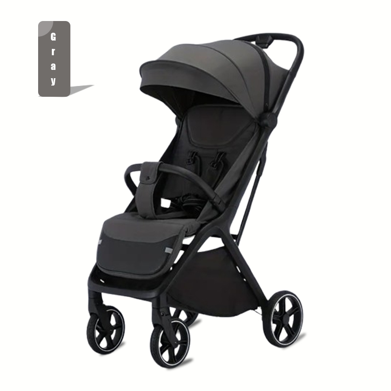 DARK GRAY LIGHTWEIGHT BABY CARRIAGE