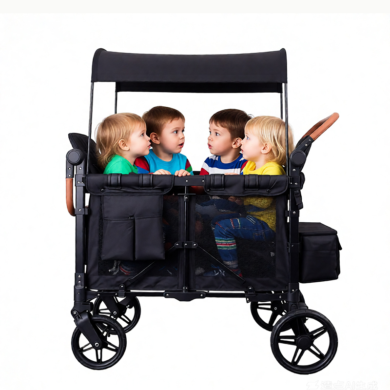 GRAY WAGON STROLLER