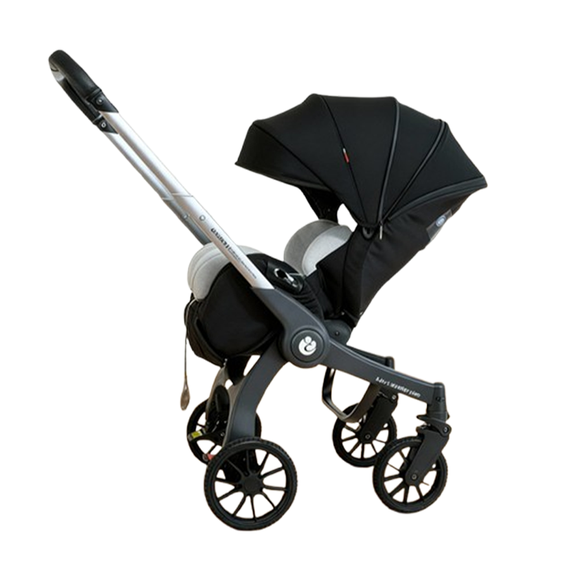 BLACK COMPACT BABY CARRIAGE