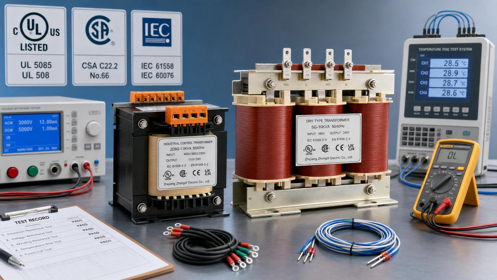 Industrial Control Transformer Standards: UL, CSA, and IEC Requirements