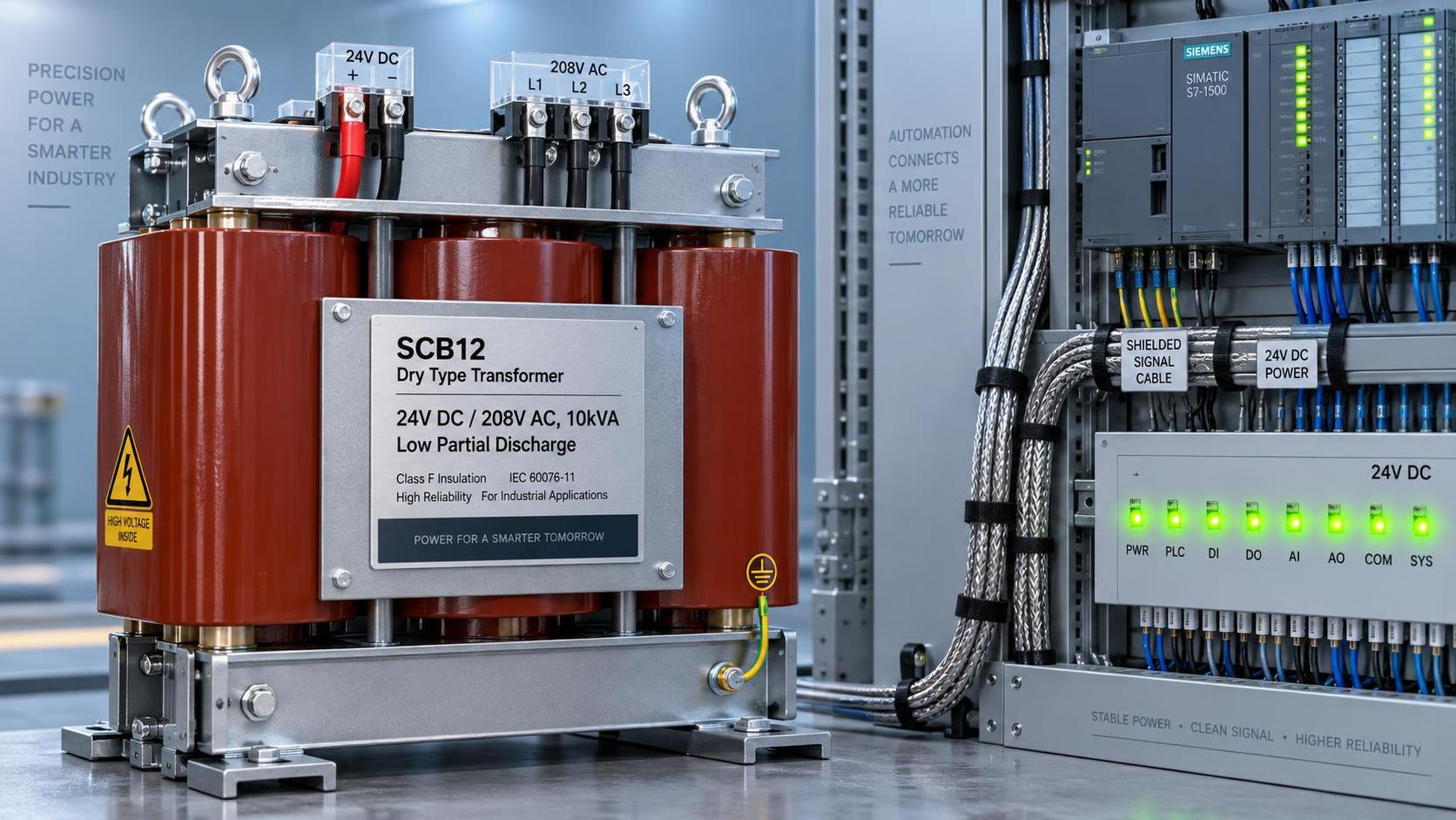 Guía de selección de transformadores de tensión especiales: adaptación de tensiones secundarias personalizadas a líneas de fabricación controladas por PLC