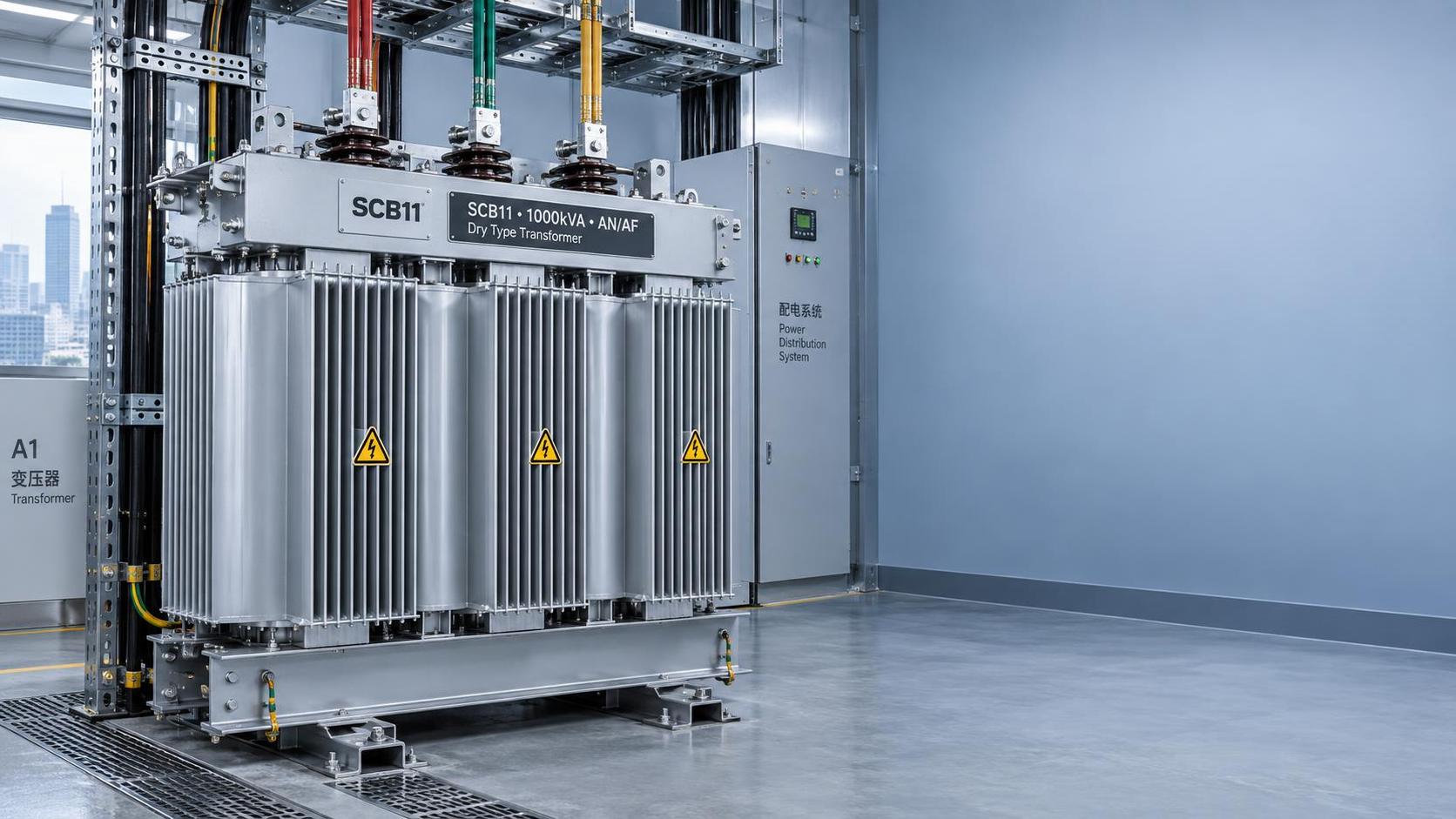 Transformador seco compacto SCB11: compensaciones del diseño que ahorra espacio en salas eléctricas de edificios de gran altura