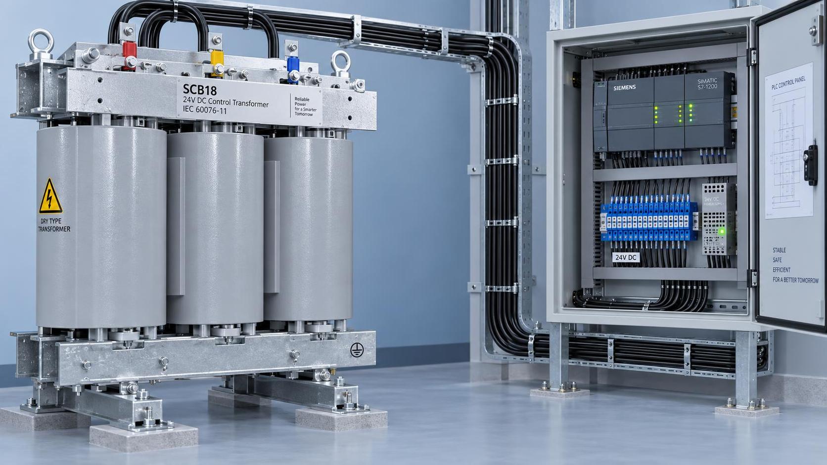 Reglas de dimensionamiento de transformadores de control industrial: prevención del traqueteo de relés y la pérdida de entrada del PLC en sistemas de 24 V CC