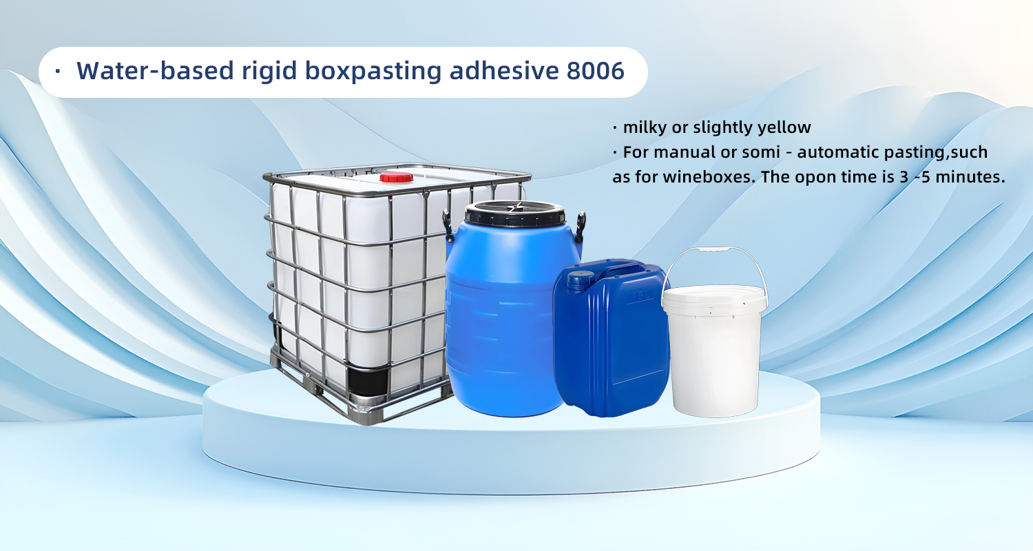 Water-based rigid boxpasting adhesive 8006