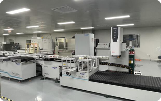 Fully automatic edge grinding connection