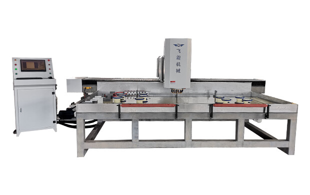 Glass drilling and milling machine